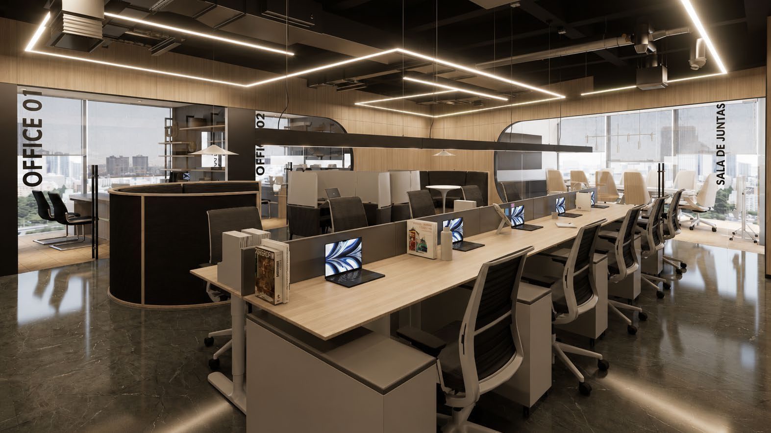 Oficinas Aleman, fotografía 2 de arquitectura e interiorismo de ZYSA