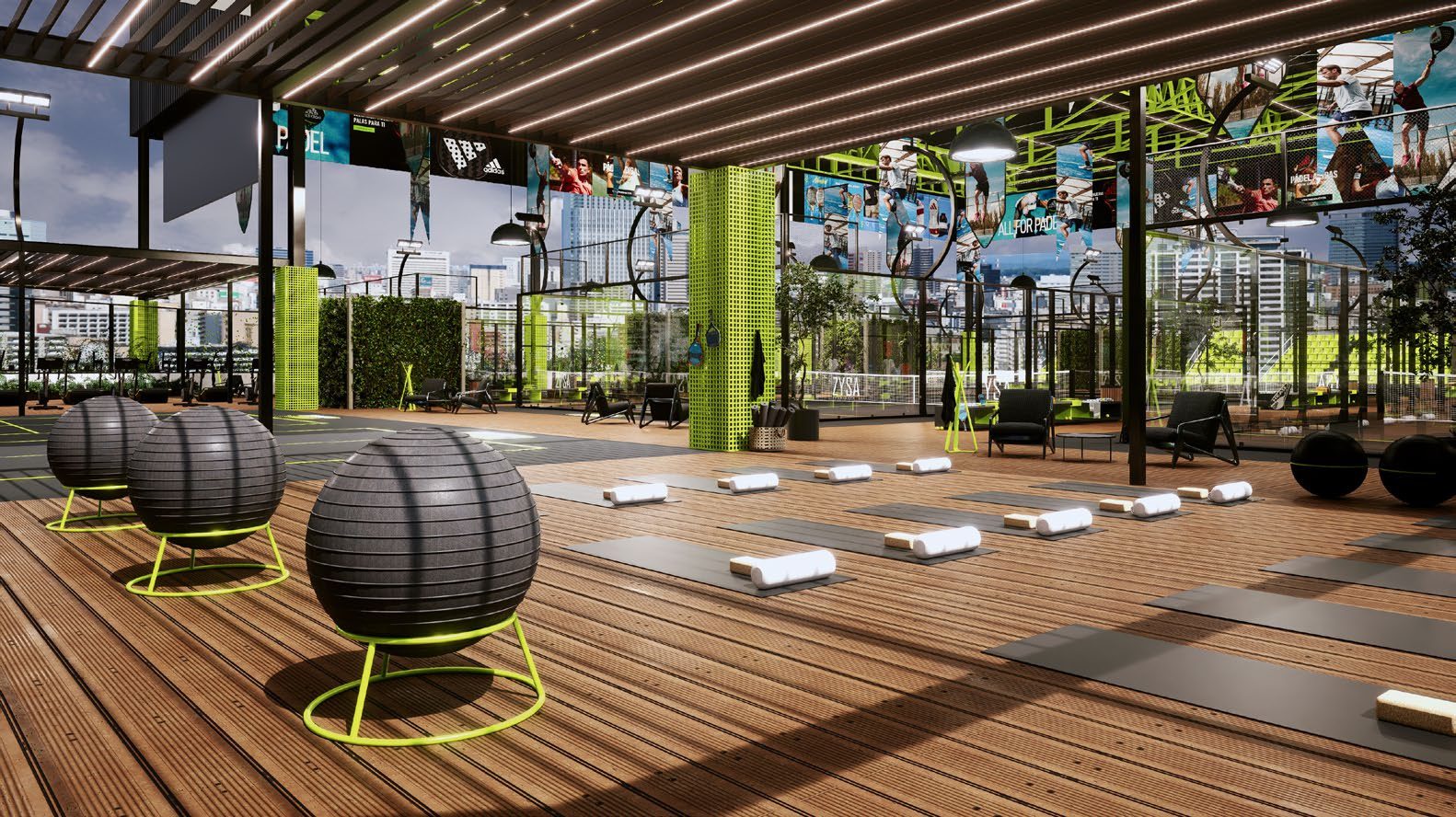Padelmania, fotografía 3 de arquitectura e interiorismo de ZYSA