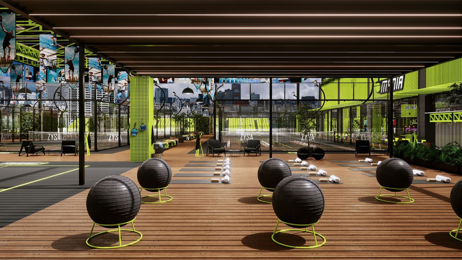 Padelmania, fotografía 4 de arquitectura e interiorismo de ZYSA