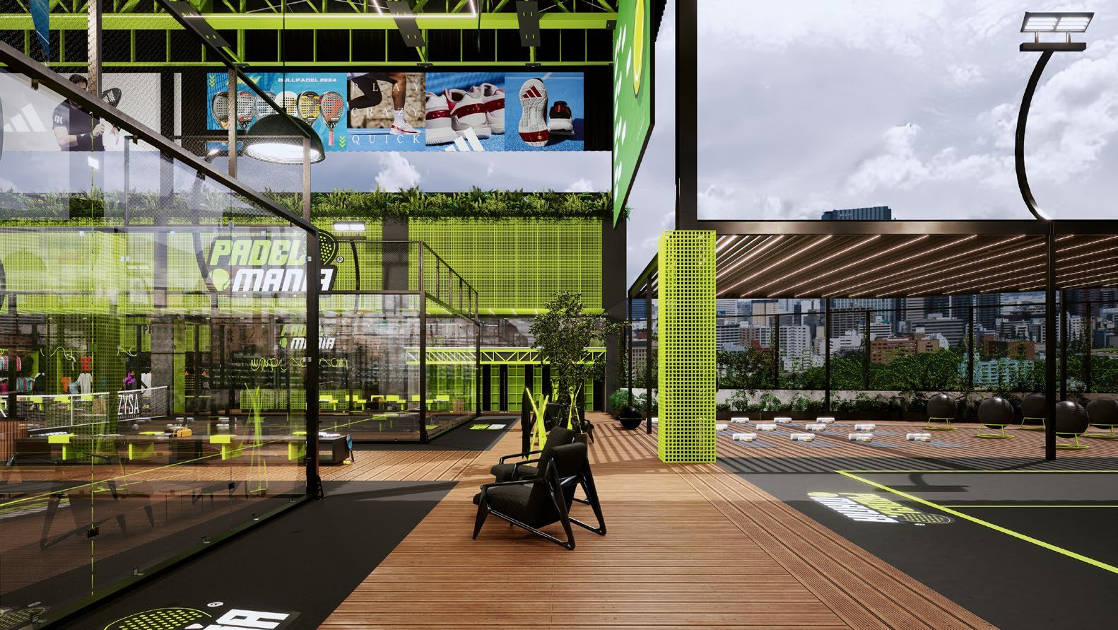 Padelmania, fotografía 6 de arquitectura e interiorismo de ZYSA