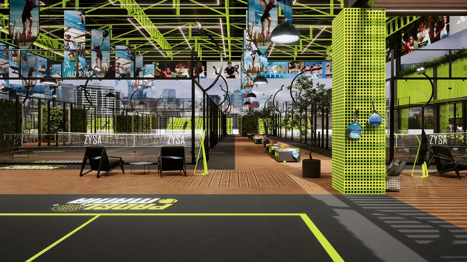 Padelmania, fotografía 7 de arquitectura e interiorismo de ZYSA