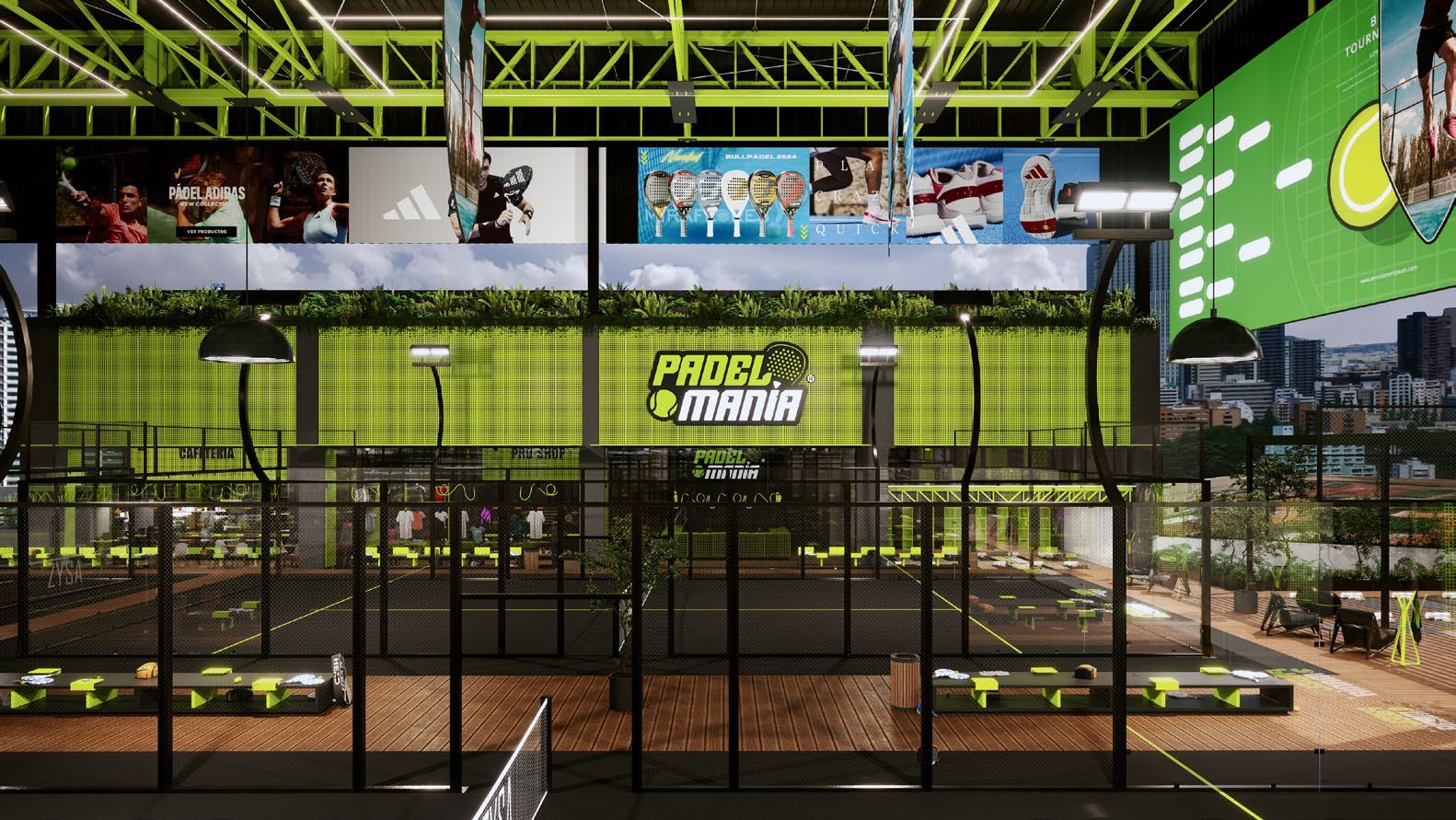 Padelmania, fotografía 8 de arquitectura e interiorismo de ZYSA